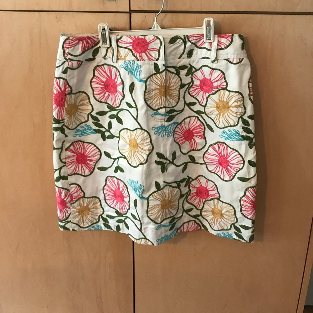 Colorful flower skirt