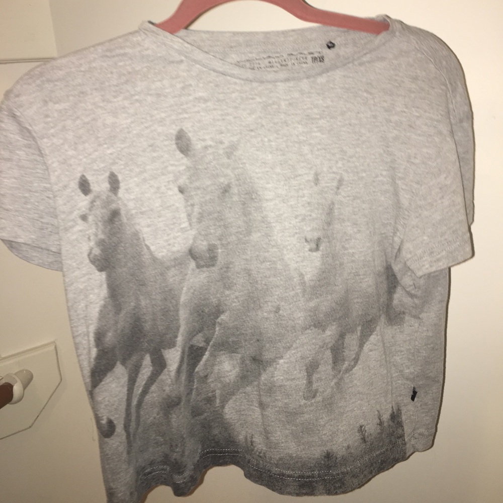 William Rast Horse Crop Top