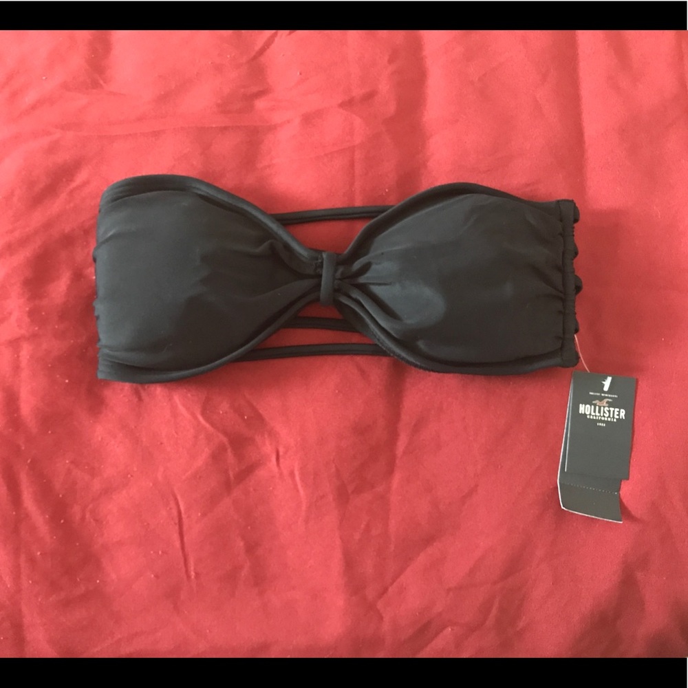 Black hollister tube bikini top