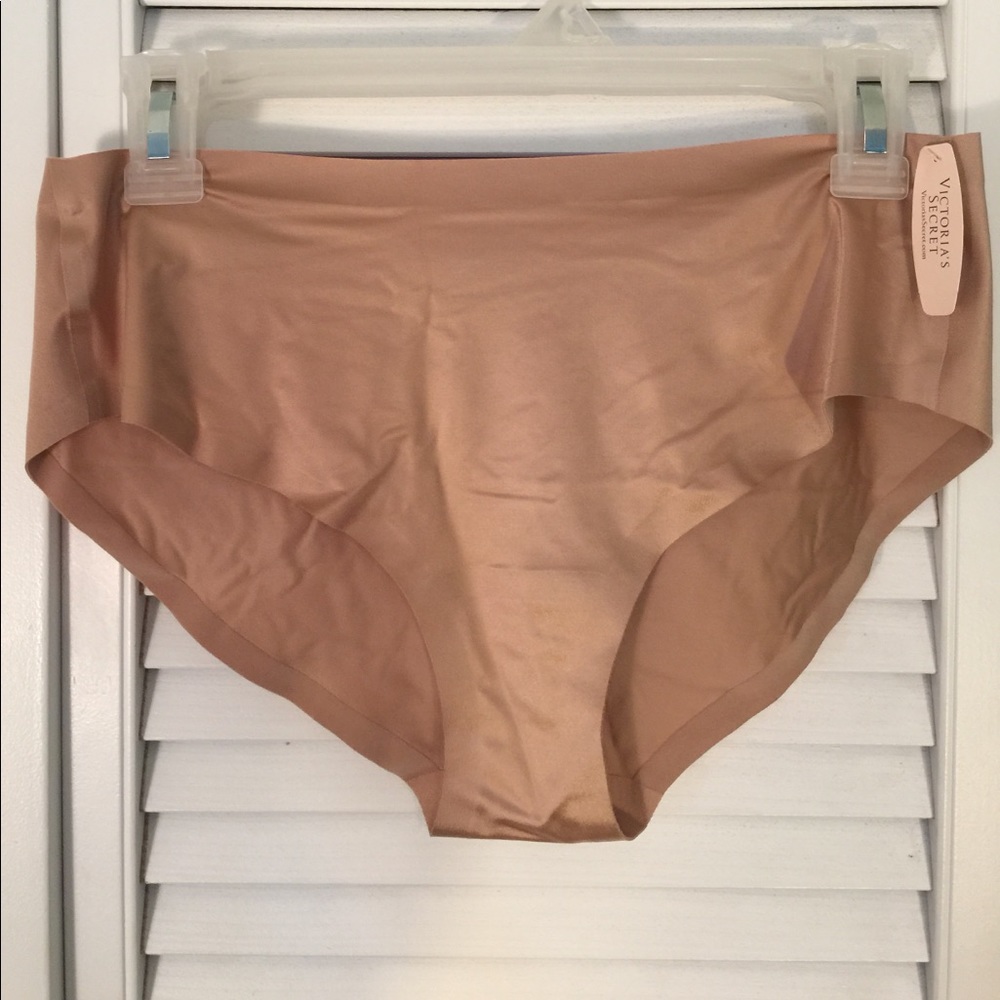 Victoria's Secret L Tan Seamless Hip-hugger Panty