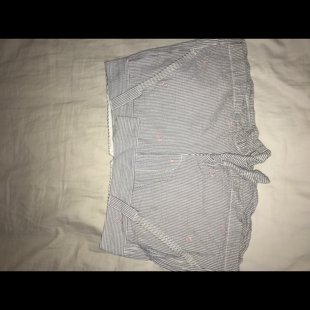 Women's jcrew seersucker shorts