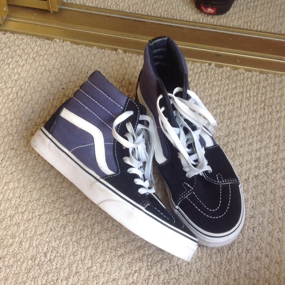 Worn once vans high tops