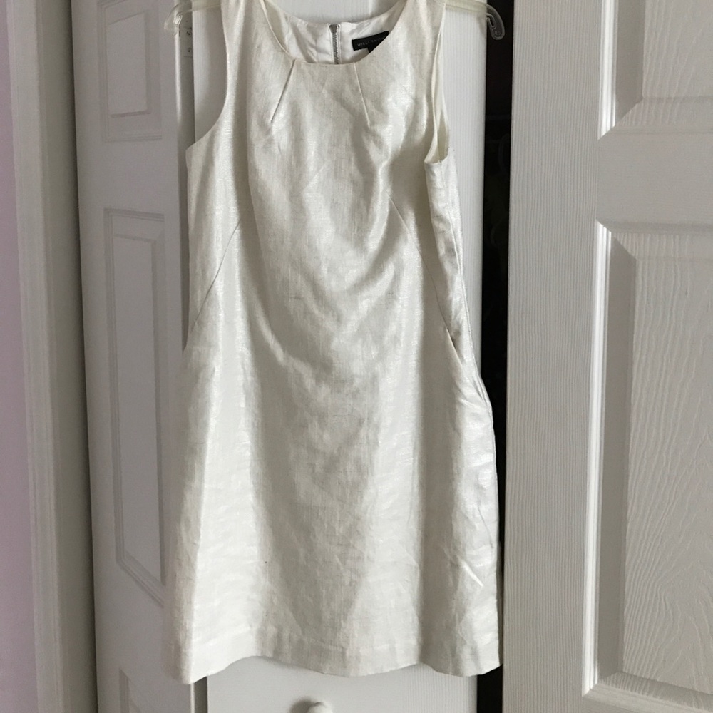 Simple white dress