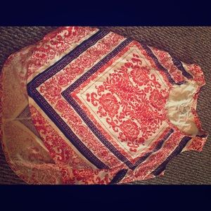 NWOT Lucky Brand Bandana print Hi Lo Hem Tank