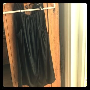 Solid black Tank top