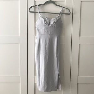 Lace grey tight dress 💕