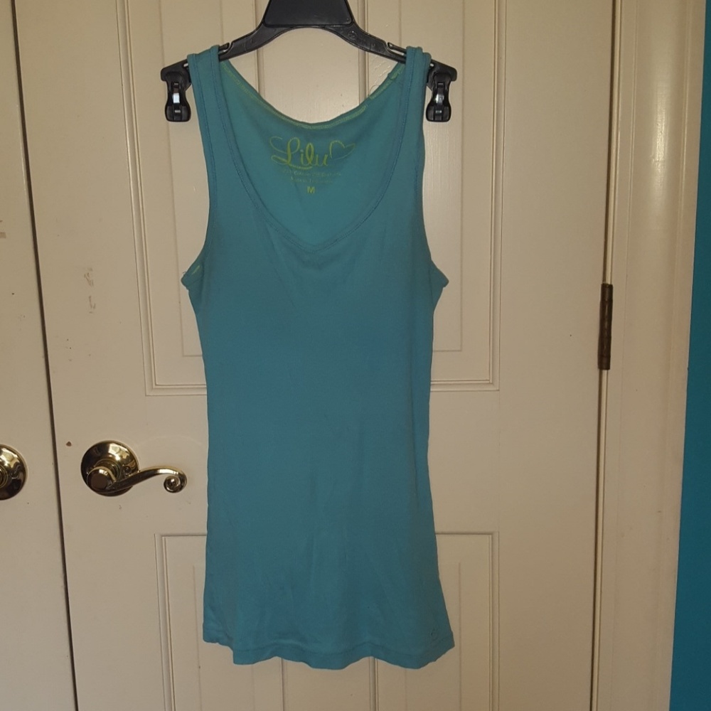 Baby blue tank