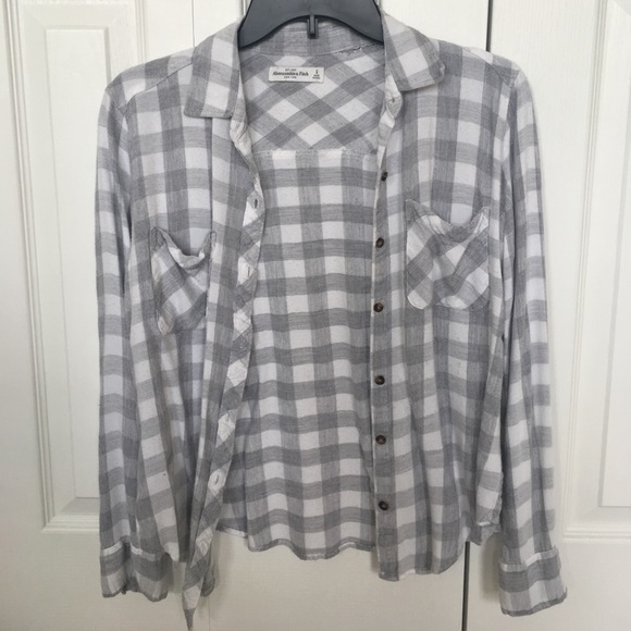 Abercrombie 🌟 Long Sleeve Flannel - Picture 1 of 5