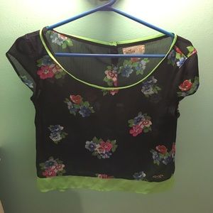 Hollister Floral Top XS