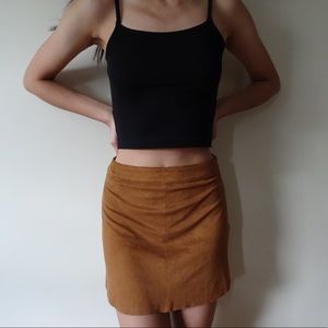 F21 Suede Skirt