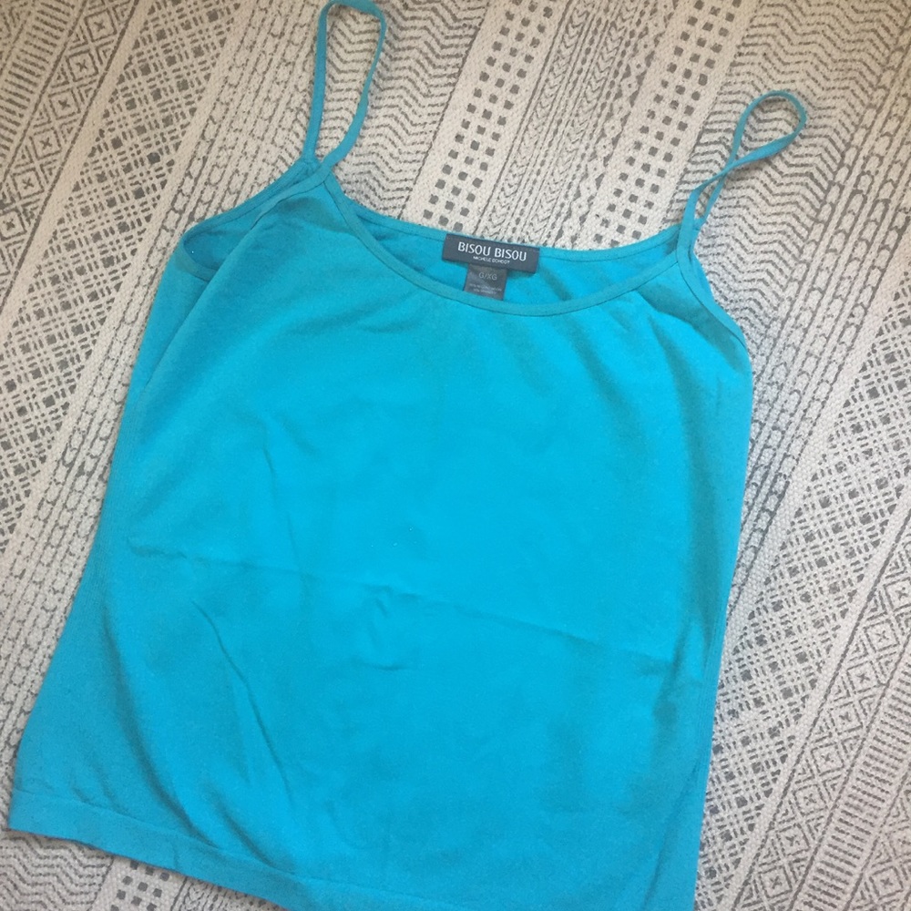 Blue tank top