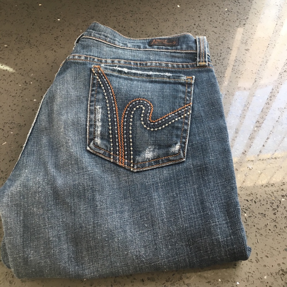 Citizens of humanity blue jeans