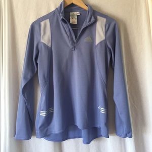 Adidas purple climacool athletic jacket