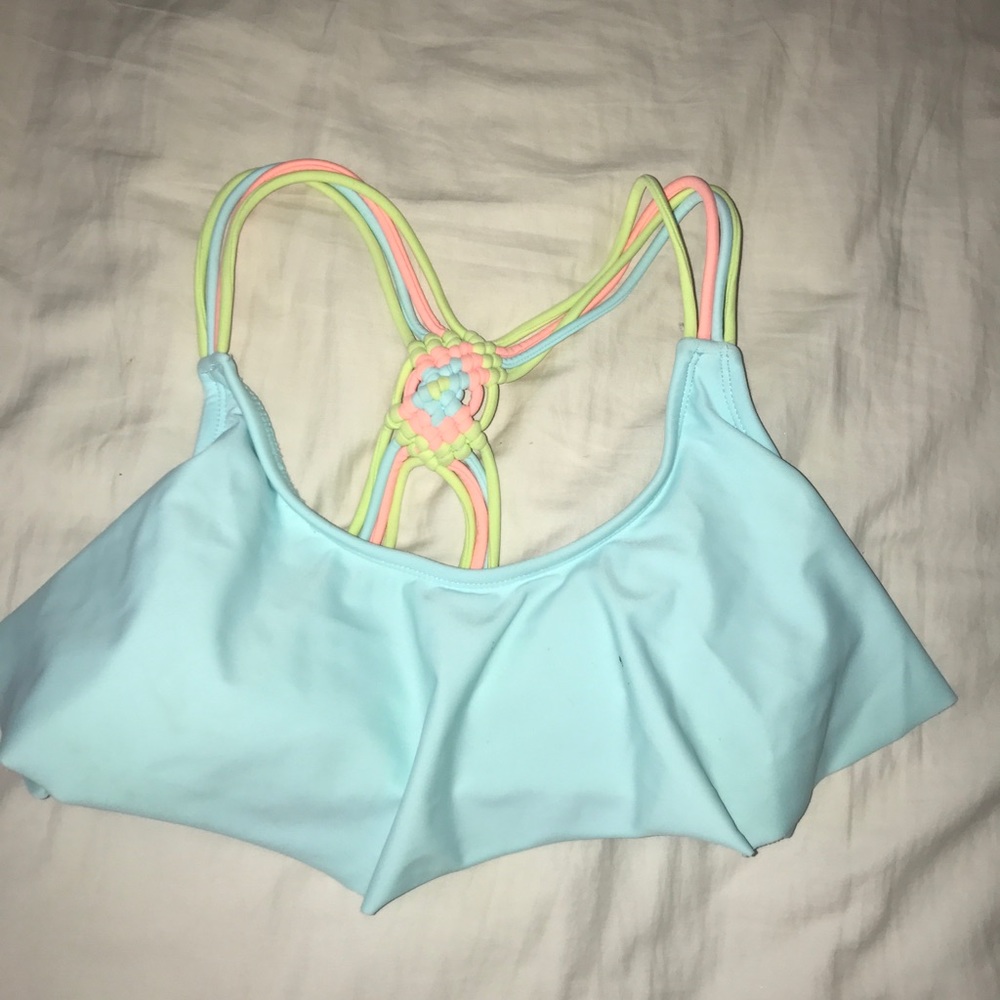 Flowy swim top