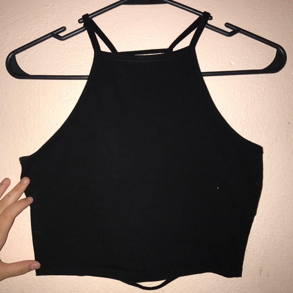 Black Crop Top