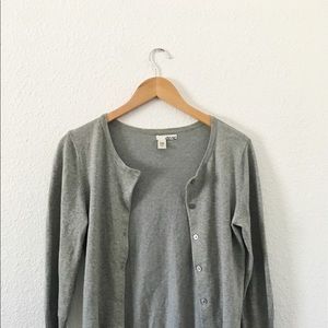 ABOUND Gray 3/4 Sleeves Cardigan