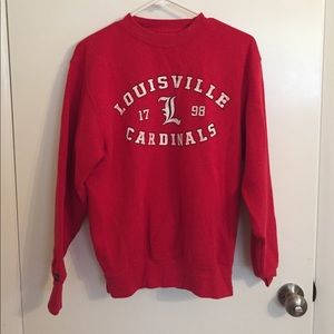 Louisville cardinal sweatshirt