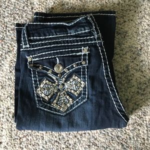 Dark wash LA idol USA bootcut jeans!🎀