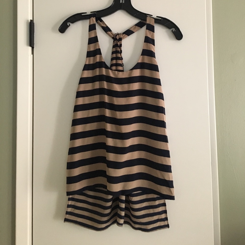 BCBG Silk Stripe Tank!