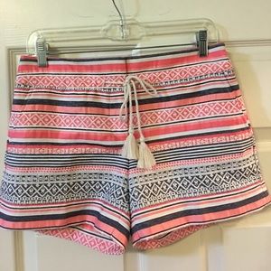 Vibrant loft shorts, Size 00.  Super cute!