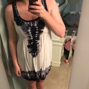 Blue Tie Dye Dress