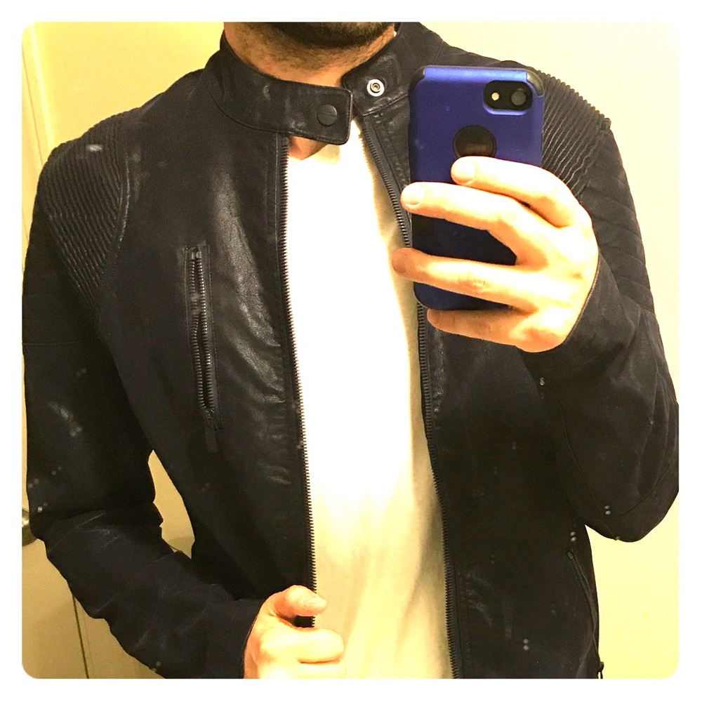 Zara Man Faux Leather Jacket- NWOT