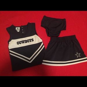 🏈Toddler Dallas Cowboys Cheerleader outfit! 🏈