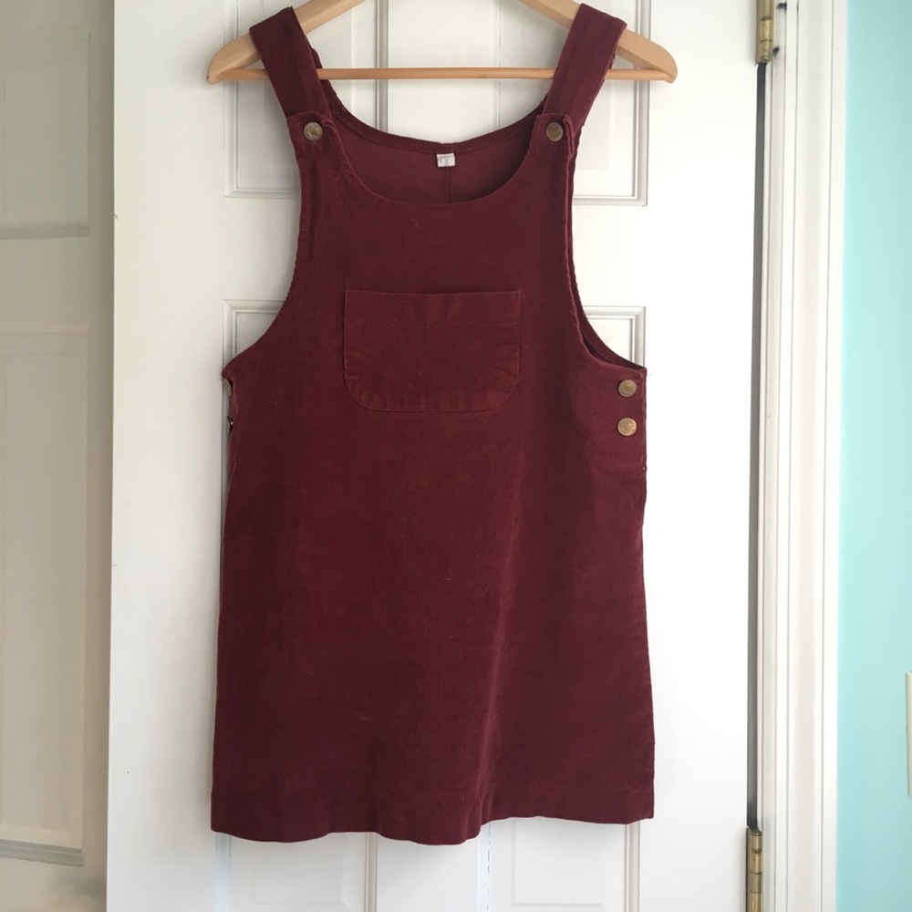corduroy overall dress 🥀
