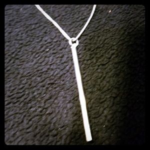 Sterling Silver Bar Necklace