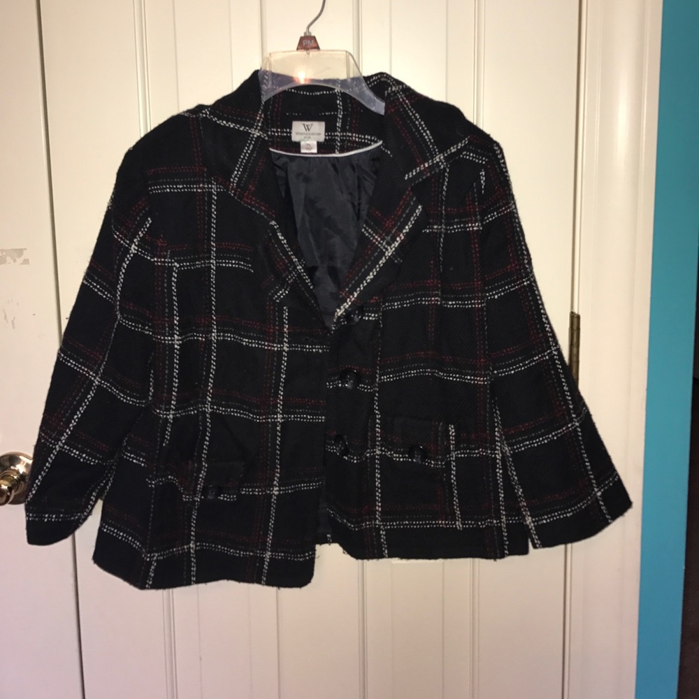Plaid blazer