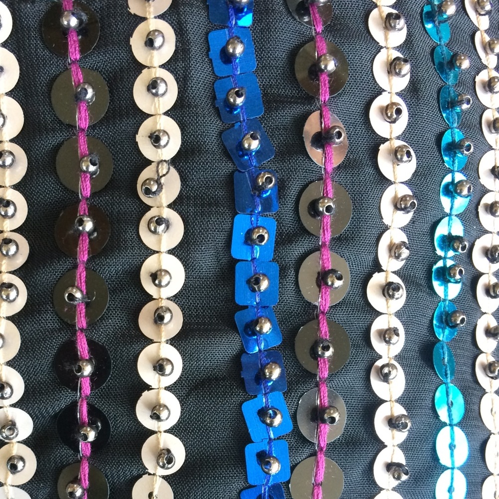 Ark & Co Embellished Sequin Sleeveless Top - Picture 3 of 5