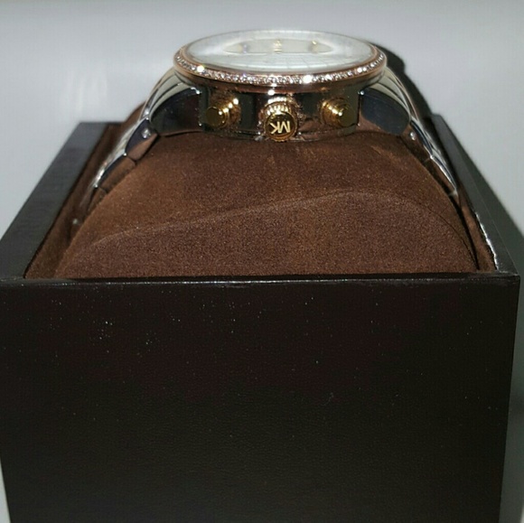 NWT Michael Kors Swarovski crystals watch main image 7