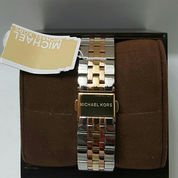 NWT Michael Kors Swarovski crystals watch main image 5