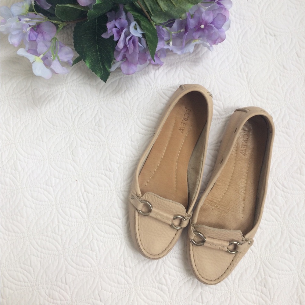 J. Crew leather driving loafers