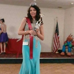 Winning pageant gown