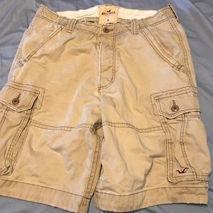 Hollister Tan Cargo Shorts