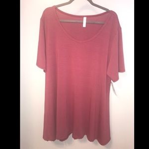 Lularoe Burgundy Perfect T - 3XL - NWT
