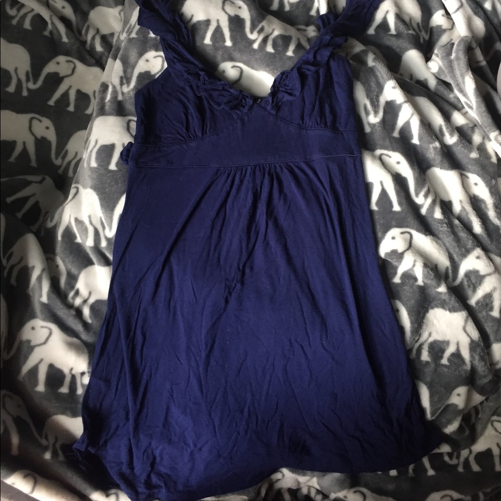 Navy Blue Body Central Sundress, Size S