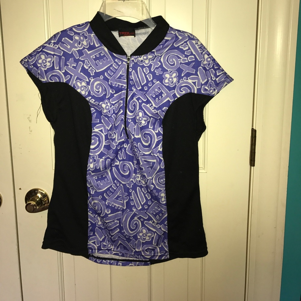 Half zip biking shirt
