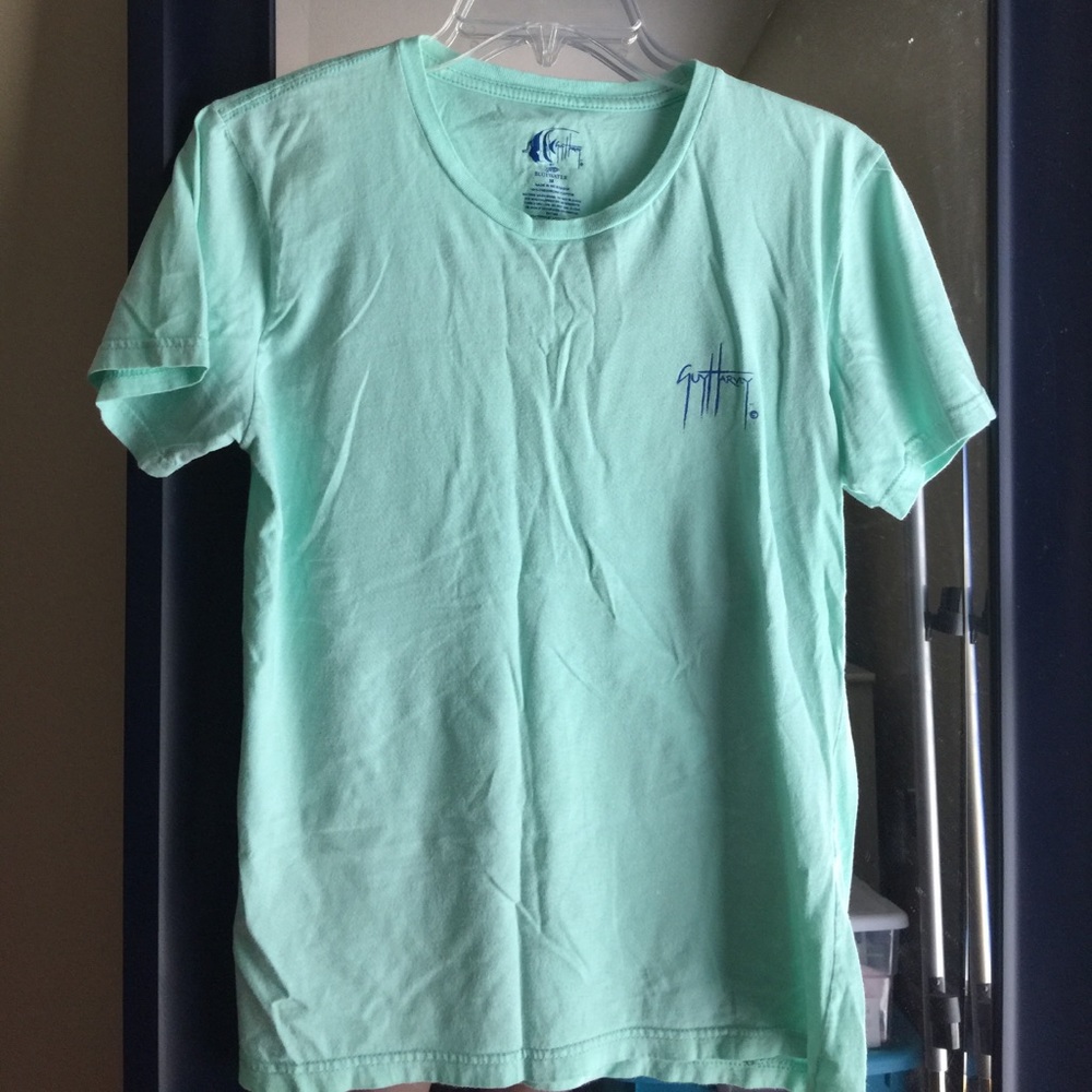 DONATING SOON** Sea-Foam Green T-Shirt