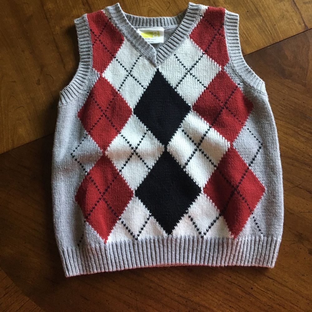 Argyle vest by crazy 8