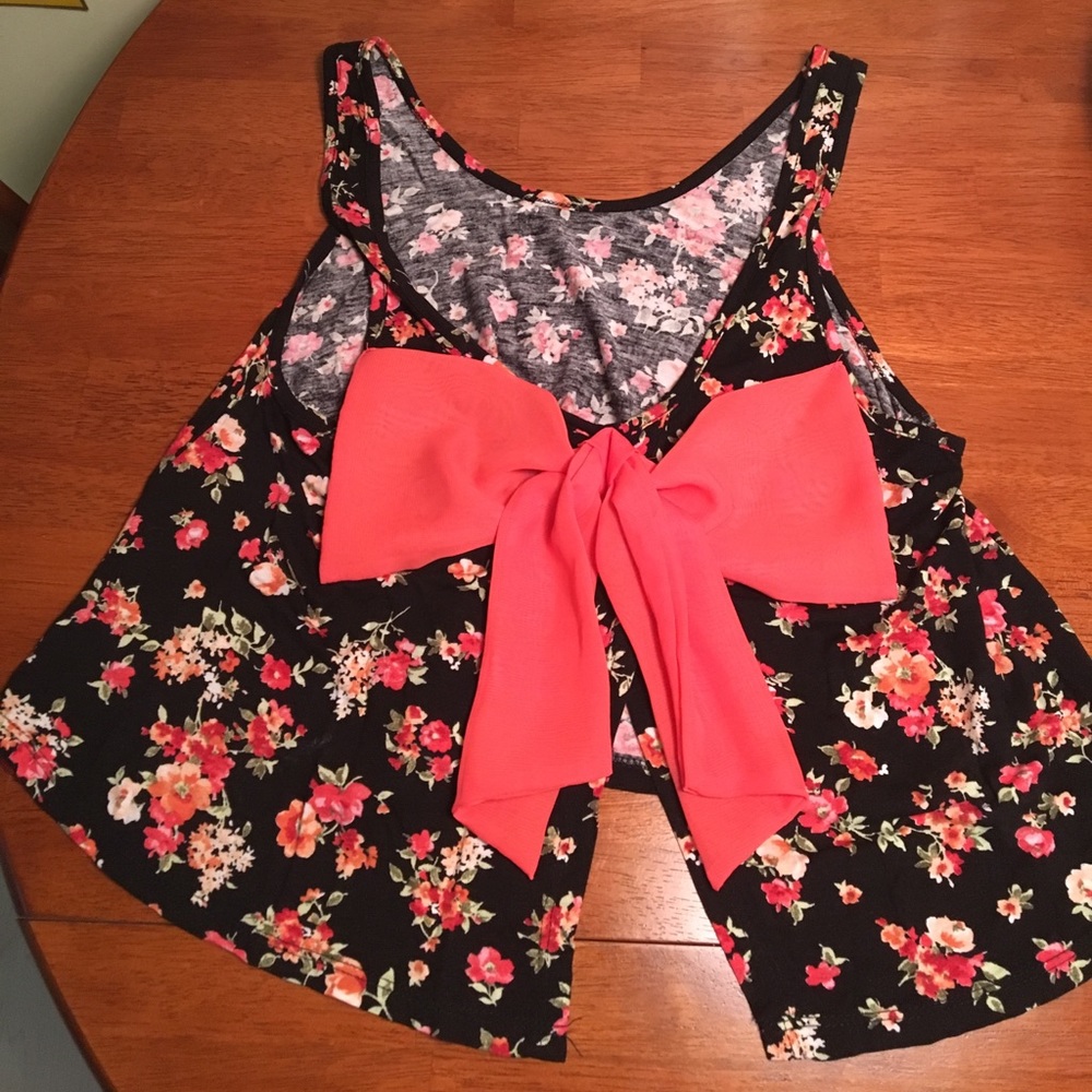 Open back cropped top