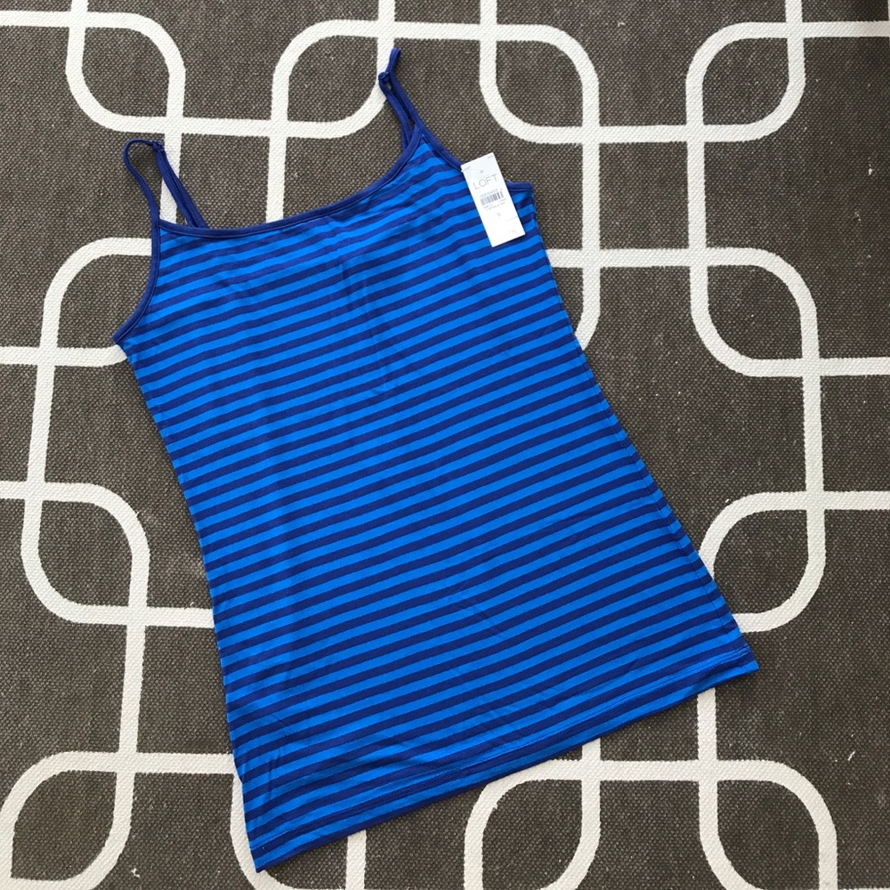 Blue and Navy Blue Top