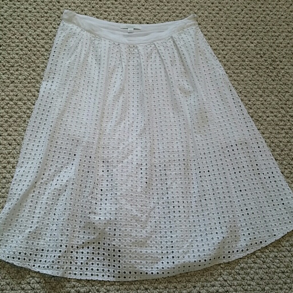 PIPERLIME COLLECTION sz. L white eyelet skirt - Picture 2 of 8