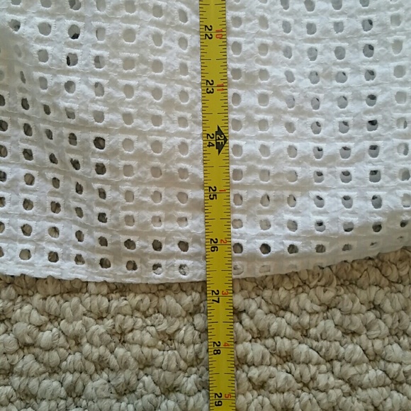 PIPERLIME COLLECTION sz. L white eyelet skirt - Picture 5 of 8