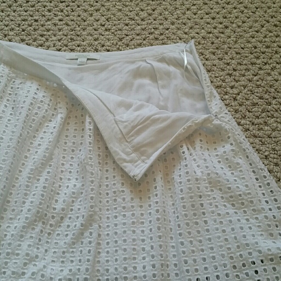 PIPERLIME COLLECTION sz. L white eyelet skirt - Picture 6 of 8