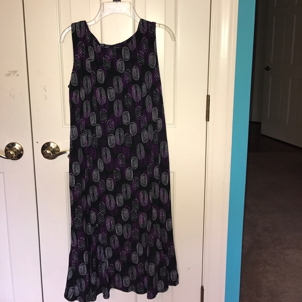 Fingerprint print looking dress