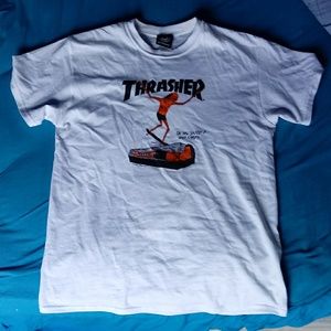 Thrasher go demon or go,home tee