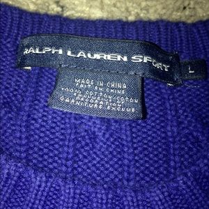 Men's POLO RALPH LAUREN sweater L (fits like S/M)