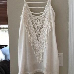 Aeropostale white spaghetti strap shirt